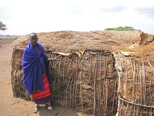 Abrigo Maasai, Área de Conservação de Ngorongoro, Tanzânia