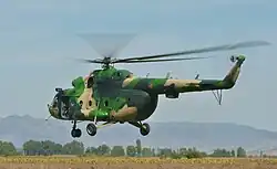 Um Mi-17 da força aérea da Macedônia.