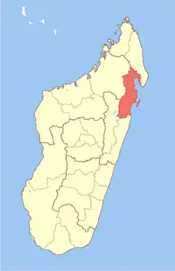 Localização em Madagascar