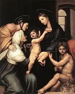 Madonna dell'Impannata (1513-14) de Rafael