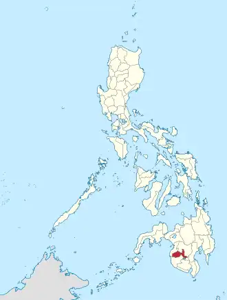 Maguindanao do Sul na Bangsamoro Coordenadas : 6°55'N, 124°34'E
