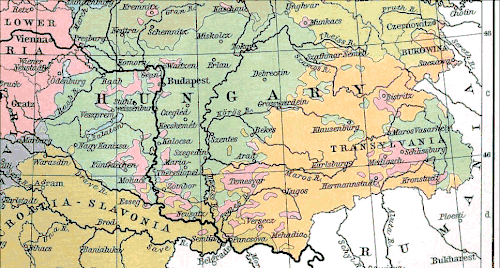 Magiares no Império Áustro-Húngaro em 1911