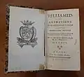 Página de título e frontispício para Telliamed por Benoît de Maillet (1749)