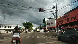 Rua principal de Santa Izabel do Pará