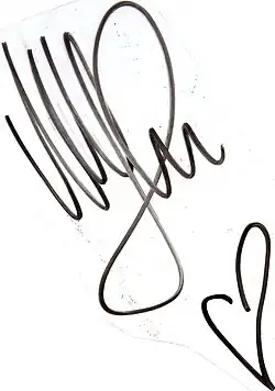 assinatura de Maja Ivarsson