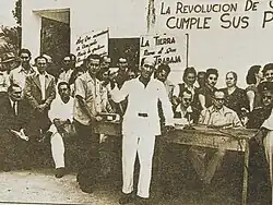 Manifestações da Acción Democrática em outubro de 1945.