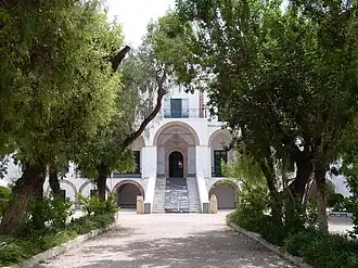 O Palácio Kobbet Ennhas em Manouba