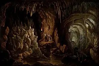 Uma Gruta, óleo, 1863