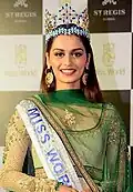 Miss Mundo 2017, Manushi Chhillar, Índia.