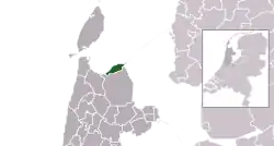 Localização de Wieringen nos Países Baixos.