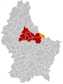 Localização de Reisdorf em Luxemburgo