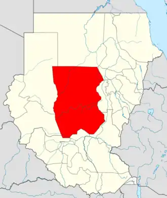 Localização de Cordofão