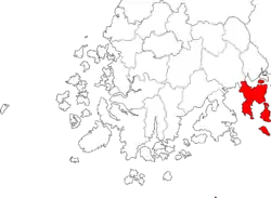 Localização de Yeosu