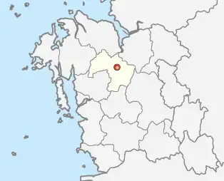 Localização de Yesan em Chungcheong do Sul