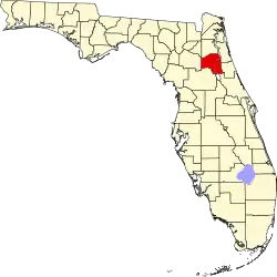 Localização do Condado de Putnam (Flórida)