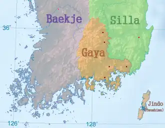 Localização de Gaya