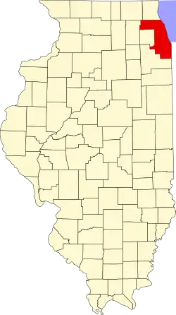 Localização do Condado de Cook (Illinois)