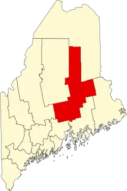 Localização do Condado de Penobscot