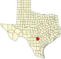 Localização do Condado de Bexar
