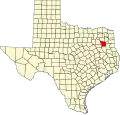 Localização do Condado de Smith (Texas)