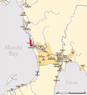 Localização de Reino de Tondo