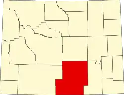 Localização do Condado de Carbon (Wyoming)