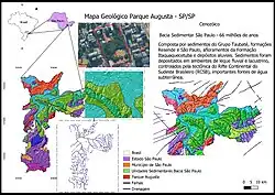 Mapa Geológico Parque Augusta (Cristina G. N. Brasileira)