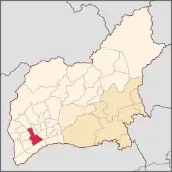 Centro dentro do Distrito-sede de Guarulhos, no município de Guarulhos