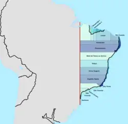 1534 Capitanias hereditárias