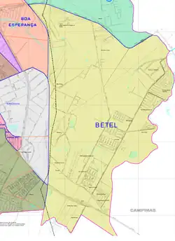 Mapa do Bairro Betel