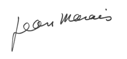 Assinatura de Jean Marais