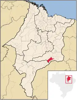 Localização de Pastos Bons no Maranhão