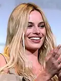 Colour photograph of Margot Robbie in 2016