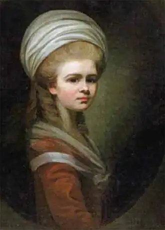 Maria Hadfield Autorretrato - 1778