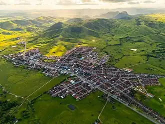 Vista aérea da cidade