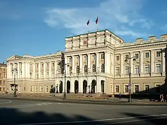 Palácio Mariinsky em São Petersburgo