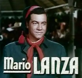 Mario Lanza no trailer do filme
