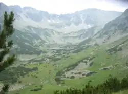 O nascimento do Maritsa abaixo de Marishki vrah