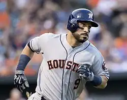 Imagem do utilitário do Houston Astros Marwin Gonzales