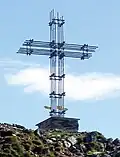 A cruz no cimo da montanha