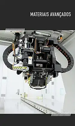 Máquina de deposição de fitas