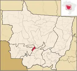 Localização de Alto Paraguai em Mato Grosso