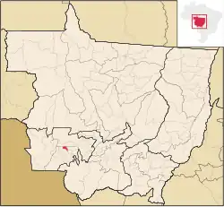 Localização de Reserva do Cabaçal em Mato Grosso