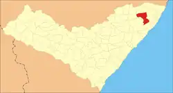 Localização de Matriz de Camaragibe em Alagoas