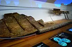 Restos originais do naufrágio Mazarrón I.