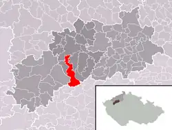 Localização de Měcholupy