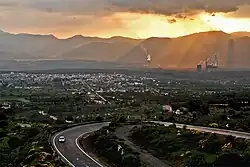 Vista aérea de Megalopoli.