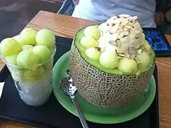 Bingsu de melão