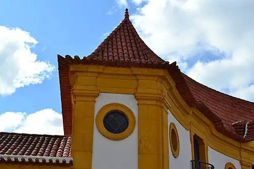 Pormenor da fachada principal