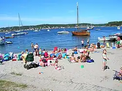 A praia de Merdø